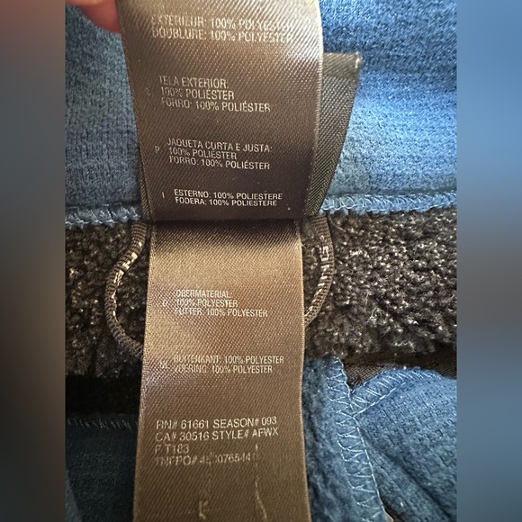 The North Face Blue Fleece Jacket men’s size L - Picture 8 of 9